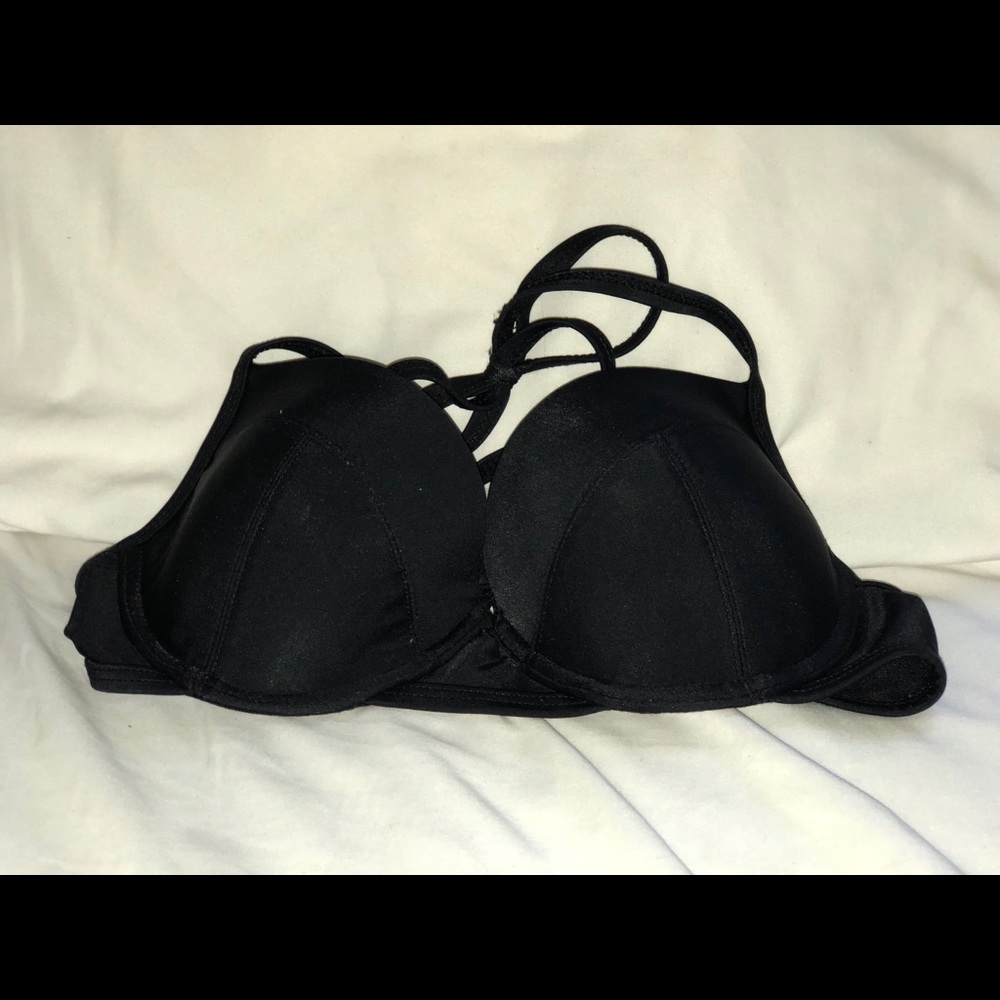 Black bikini top